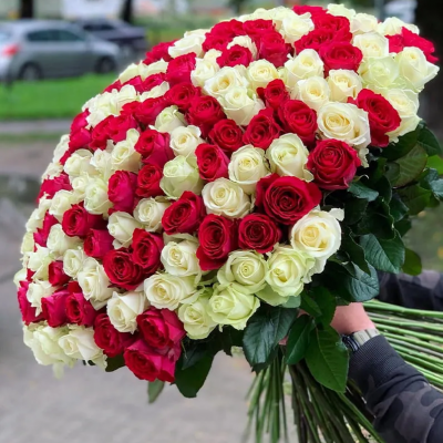 Букет из 201 розы (Эквадор)